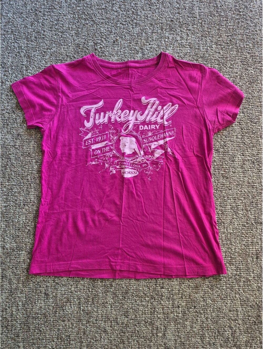 Turkey Hill Dairy Pink Graphic T-Shirt
